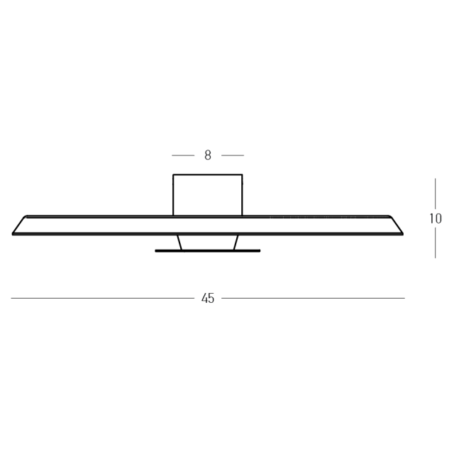 25177 LED ΗΧΟΑΠΟΡΡΟΦΗΤΙΚΟ ΦΩΤΙΣΤΙΚΟ ΟΡΟΦΗΣ 13W ΣΚΟΥΡΟ ΜΕ ΑΝΟΙΧΤΟ ΓΚΡΙ - ΜΑΥΡΟ