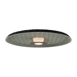 25177 LED ΗΧΟΑΠΟΡΡΟΦΗΤΙΚΟ ΦΩΤΙΣΤΙΚΟ ΟΡΟΦΗΣ 13W ΣΚΟΥΡΟ ΜΕ ΑΝΟΙΧΤΟ ΓΚΡΙ - ΜΑΥΡΟ
