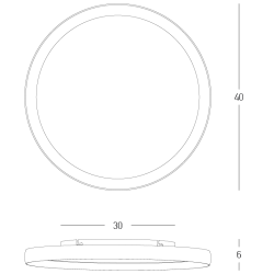 25185 LED ΦΩΤΙΣΤΙΚΟ ΟΡΟΦΗΣ 20W 2700K-3000K-4000K ΛΕΥΚΟ & ΧΡΥΣΟ ΑΛΟΥΜΙΝΙΟ