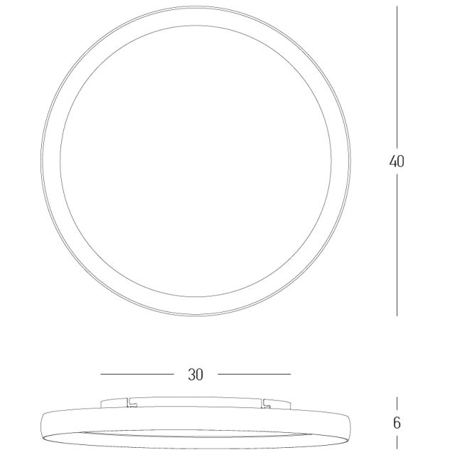 25187 LED ΦΩΤΙΣΤΙΚΟ ΟΡΟΦΗΣ 20W 2700K-3000K-4000K ΓΚΡΙ ΑΛΟΥΜΙΝΙΟ