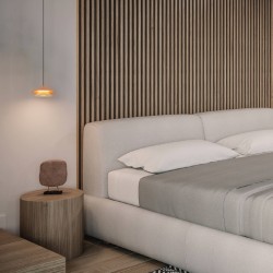 25346 LED ΚΡΕΜΑΣΤΟ ΜΟΝΟΦΩΤΟ ΦΩΤΙΣΤΙΚΟ 9W ΡΟΖ - ΜΠΕΖ