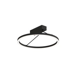 2561 LED ΦΩΤΙΣΤΙΚΟ ΟΡΟΦΟΦΗΣ 26W 3000K ΣΑΓΡΕ ΜΑΥΡΟ