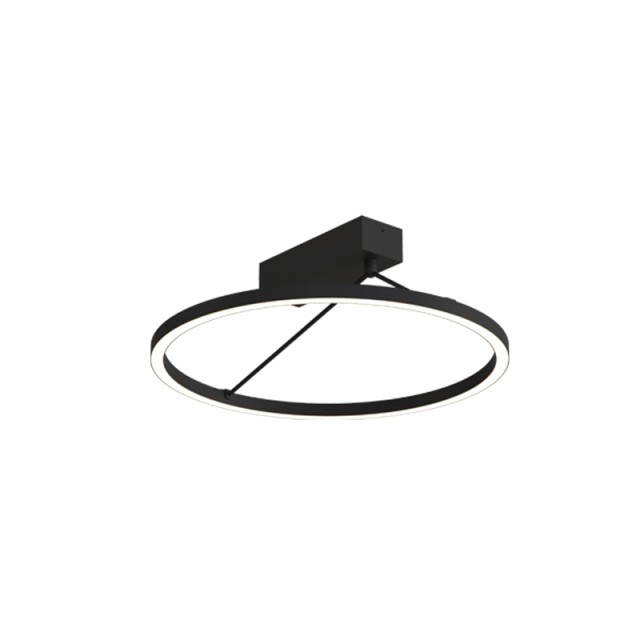 2561 LED ΦΩΤΙΣΤΙΚΟ ΟΡΟΦΟΦΗΣ 26W 3000K ΣΑΓΡΕ ΜΑΥΡΟ
