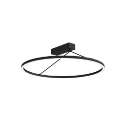 2562 LED ΦΩΤΙΣΤΙΚΟ ΟΡΟΦΟΦΗΣ 42W 3000K ΣΑΓΡΕ ΜΑΥΡΟ
