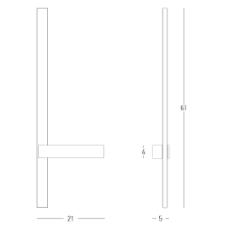 2581 LED ΦΩΤΙΣΤΙΚΟ ΤΟΙΧΟΥ 25W 3000K ΣΑΓΡΕ ΚΕΡΑΜΙΔΙ