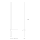2583 LED ΦΩΤΙΣΤΙΚΟ ΤΟΙΧΟΥ 40W 3000K ΣΑΓΡΕ ΚΕΡΑΜΙΔΙ