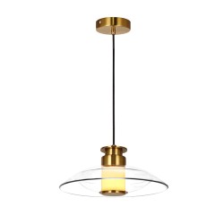 25141 LED ΚΡΕΜΑΣΤΟ ΜΟΝΟΦΩΤΟ ΦΩΤΙΣΤΙΚΟ 10W ΟΡΕΙΧΑΛΚΟ - ΔΙΑΦΑΝΟ ΓΥΑΛΙ