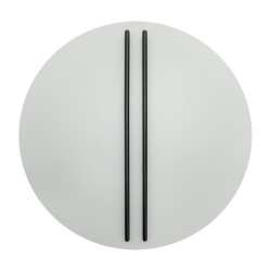 2575 LED ΦΩΤΙΣΤΙΚΟ ΤΟΙΧΟΥ 30W 3000K TRIAC ΓΚΡΙ ΒΑΣΗ - ΜΑΥΡΑ ΓΡΑΜΜΙΚΑ ΣΤΟΙΧΕΙΑ