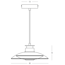 25141 LED ΚΡΕΜΑΣΤΟ ΜΟΝΟΦΩΤΟ ΦΩΤΙΣΤΙΚΟ 10W ΟΡΕΙΧΑΛΚΟ - ΔΙΑΦΑΝΟ ΓΥΑΛΙ