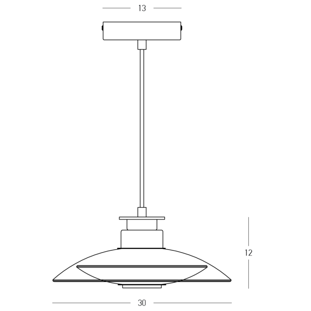 25141 LED ΚΡΕΜΑΣΤΟ ΜΟΝΟΦΩΤΟ ΦΩΤΙΣΤΙΚΟ 10W ΟΡΕΙΧΑΛΚΟ - ΔΙΑΦΑΝΟ ΓΥΑΛΙ