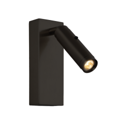 LED SURFACE MOUNTED READING LAMP 3W 3000K BLACK