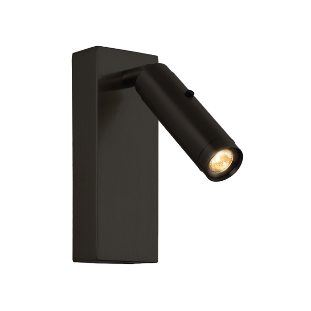 LED SURFACE MOUNTED READING LAMP 3W 3000K BLACK