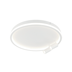 22015 LED ΦΩΤΙΣΤΙΚΟ ΟΡΟΦΗΣ ΕΣΩΤΕΡΙΚΟΥ ΧΩΡΟΥ 61W + 2X5W 3000K ΛΕΥΚΟ ΜΑΤ ΑΛΟΥΜΙΝΙΟ - ΜΕΤΑΛΛΟ 