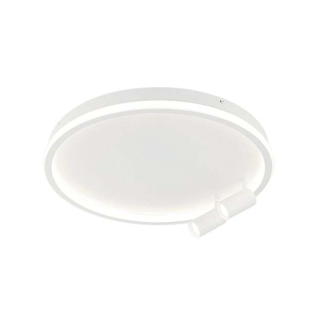 22015 LED ΦΩΤΙΣΤΙΚΟ ΟΡΟΦΗΣ ΕΣΩΤΕΡΙΚΟΥ ΧΩΡΟΥ 61W + 2X5W 3000K ΛΕΥΚΟ ΜΑΤ ΑΛΟΥΜΙΝΙΟ - ΜΕΤΑΛΛΟ 