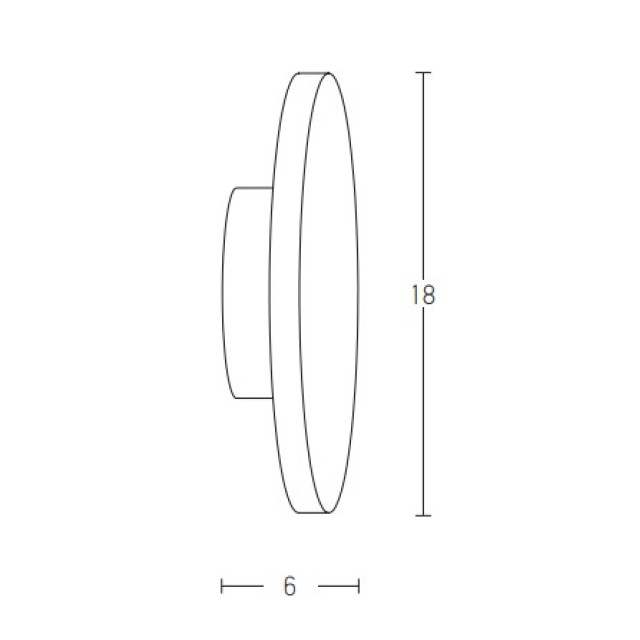 SCONE LED 3000K 6W BRUSHED BRASS