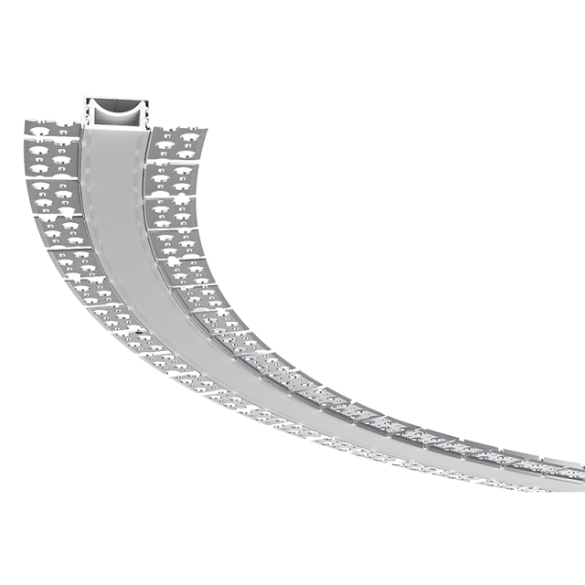 SIDE BENDING ALUMINIUM PROFILE WITH SILICON TUBE DIFFUSER 2M