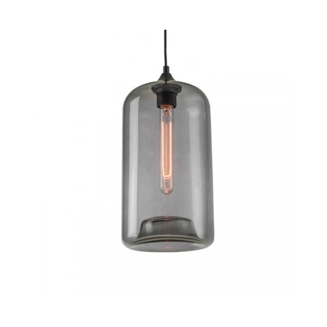 Φωτιστικό Μονόφωτο Ε27 Smoked Glass 14101 Zambelis