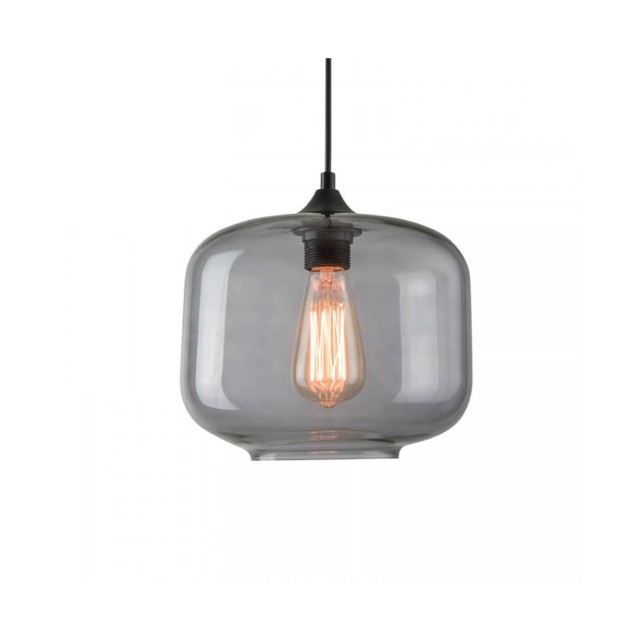 Φωτιστικό Μονόφωτο Ε27 Smoked Glass 14102 Zambelis