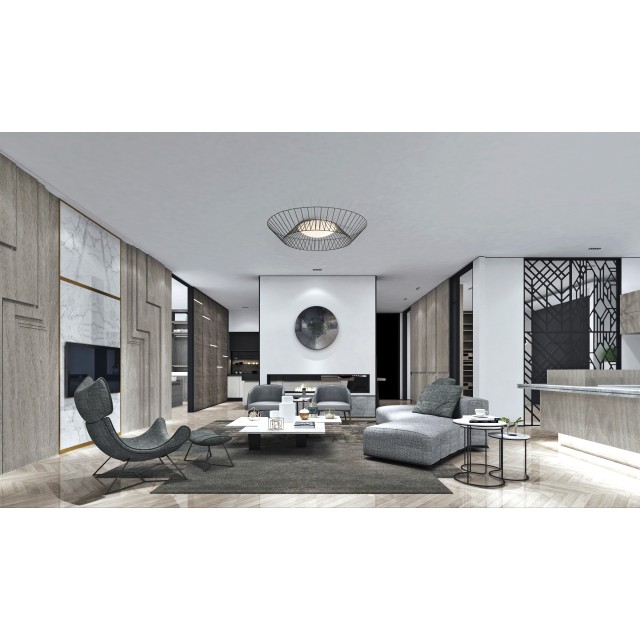 Φωτιστικό Οροφής Μεταλλικό 3xE27 1546 Zambelis Lighting