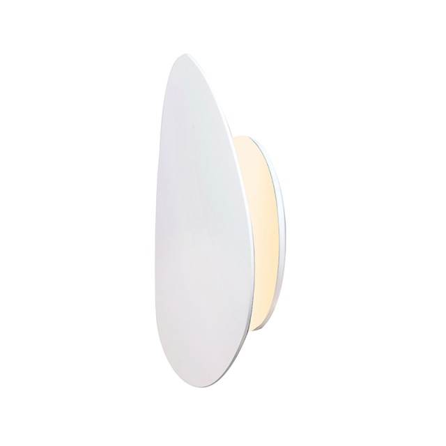 17023-W ΑΠΛΙΚΑ ΤΟΙΧΟΥ 2XG9 LED MAX 7W ΛΕΥΚΟ ΜΕΤΑΛΛΟ - ΑΚΡΥΛΙΚΟ
