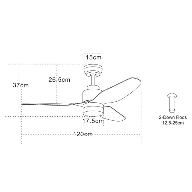 19131 ΑΝΕΜΙΣΤΗΡΑΣ ΟΡΟΦΗΣ ΜΕ LED ΦΩΣ 18W ΧΡΩΜΙΟ -ΞΥΛΟ 19131 ΑΝΕΜΙΣΤΗΡΑΣ ΟΡΟΦΗΣ ΜΕ LED ΦΩΣ 18W ΧΡΩΜΙΟ -ΞΥΛΟ
