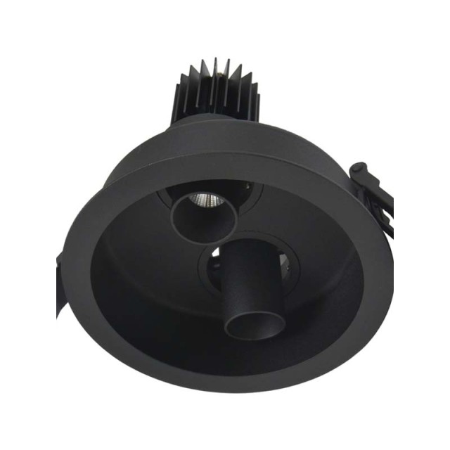 1926 LED DOWNLIGHT ΧΩΝΕΥΤΟ ΣΠΟΤ ΦΩΤΙΣΜΟΥ 2X9W 3000K ΜΑΥΡΟ ΑΛΟΥΜΙΝΙΟ 1926 LED DOWNLIGHT ΧΩΝΕΥΤΟ ΣΠΟΤ ΦΩΤΙΣΜΟΥ 2X9W 3000K ΜΑΥΡΟ ΑΛΟΥΜΙΝΙΟ