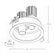 1927 LED DOWNLIGHT ΧΩΝΕΥΤΟ ΣΠΟΤ ΦΩΤΙΣΜΟΥ 2X9W 3000K ΛΕΥΚΟ ΑΛΟΥΜΙΝΙΟ 1927 LED DOWNLIGHT ΧΩΝΕΥΤΟ ΣΠΟΤ ΦΩΤΙΣΜΟΥ 2X9W 3000K ΛΕΥΚΟ ΑΛΟΥΜΙΝΙΟ