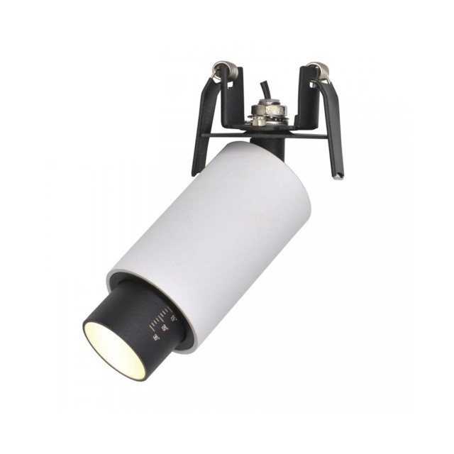 1928 ΣΠΟΤ LED 8W 3000K ΑΣΠΡΟ ΜΕ ΜΑΥΡΟ ΓΥΨΟΣΑΝΙΔΑΣ