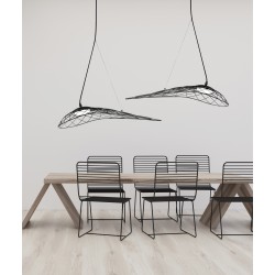 1975 1975 ΚΡΕΜΑΣΤΟ ΜΟΝΟΦΩΤΟ ΦΩΤΙΣΤΙΚΟ LED 10W 3000K ΜΑΥΡΟ ΜΕΤΑΛΛΟ