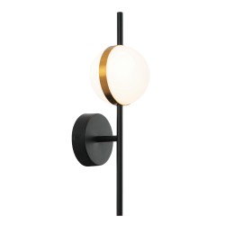 2003 LED ΑΠΛΙΚΑ ΤΟΙΧΟΥ 8W ΜΕΤΑΛΛΟ - ΑΛΟΥΜΙΝΙΟ - ΟΠΑΛ ΓΥΑΛΙ