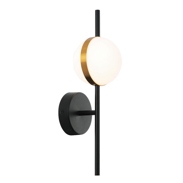2003 LED ΑΠΛΙΚΑ ΤΟΙΧΟΥ 8W ΜΕΤΑΛΛΟ - ΑΛΟΥΜΙΝΙΟ - ΟΠΑΛ ΓΥΑΛΙ