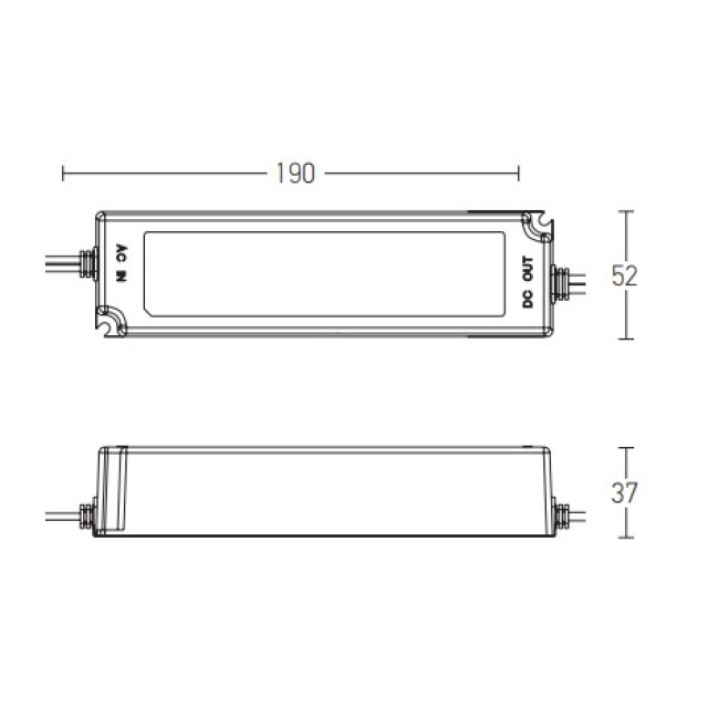 20301 ΑΠΟΜΑΚΡΥΣΜΕΝΟΣ DRIVER 100W PUSH BUTTON