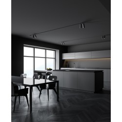 20400BD ΜΑΥΡΟ LED DALI ΜΑΓΝΗΤΙΚΟ ΣΠΟΤ ΦΩΤΙΣΜΟΥ 7W 300K ΓΙΑ ΜΑΓΝΗΤΙΚΕΣ ΡΑΓΕΣ 48V