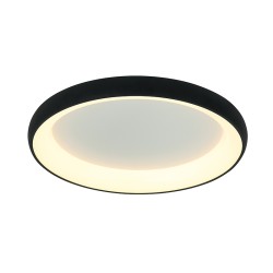 2056 LED ΦΩΤΙΣΤΙΚΟ ΟΡΟΦΗΣ 55W 3000K ΣΑΓΡΕ ΜΑΥΡΟ ΑΛΟΥΜΙΝΙΟ - ΑΚΡΥΛΙΚΟ