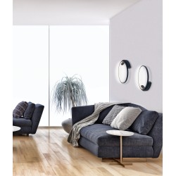 2076 LED ΦΩΤΙΣΤΙΚΟ ΟΡΟΦΗΣ 39W 3000K ΜΑΥΡΟ ΜΑΤ - ΑΛΟΥΜΙΝΙΟ - ΜΕΤΑΛΛΟ - ΣΙΛΙΚΟΝΗ