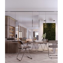 2081-D LED ΚΡΕΜΑΣΤΟ ΜΑΓΝΗΤΙΚΟ ΣΠΟΤ ΦΩΤΙΣΜΟΥ 7W 3000K ΜΑΥΡΟ DALI