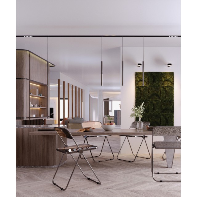 2081-D LED ΚΡΕΜΑΣΤΟ ΜΑΓΝΗΤΙΚΟ ΣΠΟΤ ΦΩΤΙΣΜΟΥ 7W 3000K ΜΑΥΡΟ DALI