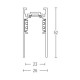 2082B-3 MAGNETIC TRIMLESS DEEP TRACK 3M BLACK
