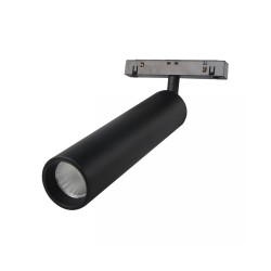 2095 ΜΑΥΡΟ LED ΣΠΟΤ ΦΩΤΙΣΜΟΥ 15W 3000K ΓΙΑ 48V ΜΑΓΝΗΤΙΚΕΣ ΡΑΓΕΣ