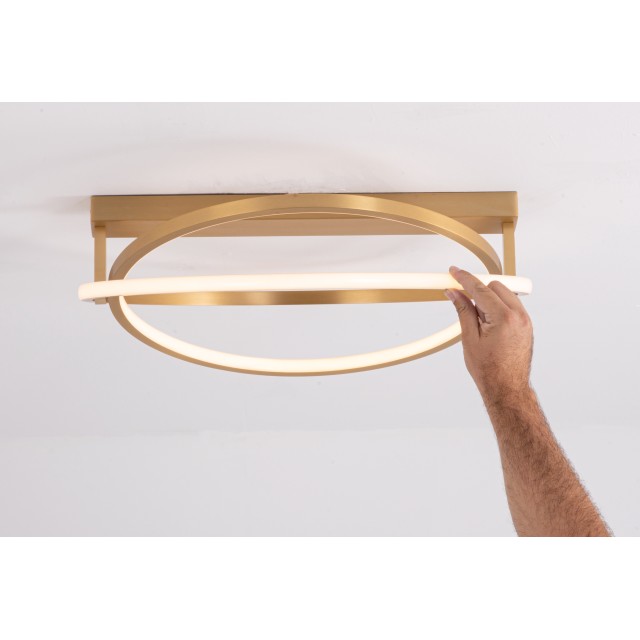 22019 LED ΦΩΤΙΣΤΙΚΟ ΟΡΟΦΗΣ ΕΣΩΤΕΡΙΚΟΥ ΧΩΡΟΥ ΧΡΥΣΟ ΜΑΤ