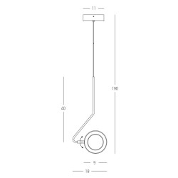 22044 ΜΟΝΟΦΩΤΟ ΚΡΕΑΜΣΤΟ LED ΦΩΤΙΣΤΙΚΟ 7W 3000K ΑΛΟΥΜΙΝΙΟ ΑΣΠΡΟ ΜΑΤ