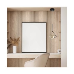 22045 ΚΡΕΜΑΣΤΟ ΜΟΝΟΦΩΤΟ ΦΩΤΙΣΤΙΚΟ LED 7W 3000K ΑΛΟΥΜΙΝΙΟ ΜΑΥΡΟ-ΧΡΥΣΟ