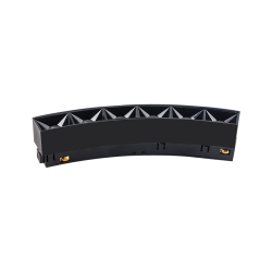 22099 ΜΑΥΡΟ ΜΑΓΝΗΤΙΚΟ GRILLE ΦΩΣ 8W 3000K DIMMABLE ΓΙΑ 48V ΚΑΜΠΥΛΩΤΕΣ ΜΑΓΝΗΤΙΚΕΣ ΡΑΓΕΣ 900ΜΜ