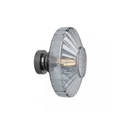 Απλίκα Τοίχου E27 Smoked Glass 23011 Zambelis