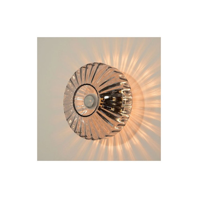 Απλίκα Τοίχου E27 Smoked Glass 23011 Zambelis