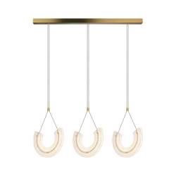 Φωτιστικό Οροφής Τρίφωτο LED Dimmable Zambelis 23031 Gold Matt Φωτιστικό Οροφής Τρίφωτο LED Dimmable Zambelis 23031 Gold Matt
