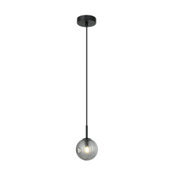 Φωτιστικό Οροφής Μονόφωτο Zambelis 23059 Smoked Glass Φωτιστικό Οροφής Μονόφωτο Zambelis 23059 Smoked Glass