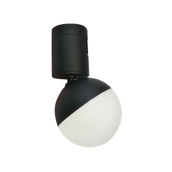 23187 LED ΣΠΟΤ ΦΩΤΙΣΜΟΥ 5W 3000K ΓΙΑ ΕΥΚΑΜΠΤΟ ΣΥΣΤΗΜΑ ΦΩΤΙΣΜΟΥ 24V ΜΑΥΡΟ