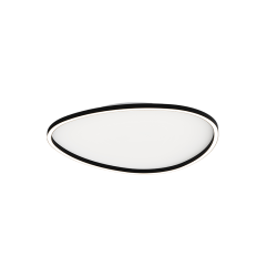 23208 ΦΩΤΙΣΤΙΚΟ ΟΡΟΦΗΣ ΕΣΩΤΕΡΙΚΟΥ ΧΩΡΟΥ LED 39W 3000K ΜΑΥΡΗ ΠΛΑΦΟΝΙΕΡΑ