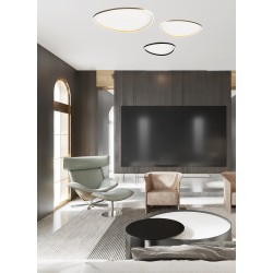 23210 ΦΩΤΙΣΤΙΚΟ ΟΡΟΦΗΣ ΕΣΩΤΕΡΙΚΟΥ ΧΩΡΟΥ LED 39W 3000K ΧΡΥΣΟ ΑΛΟΥΜΙΝΙΟ